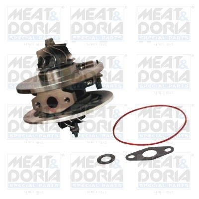 Core assembly, turbocharger